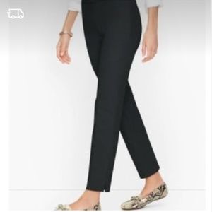 Talbots black Hollywood fit straight pants size 6P